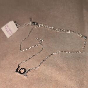 ❤️‍🔥10/$10❤️‍🔥 NEW ♡ Lia Sophia Silver LOL Necklace